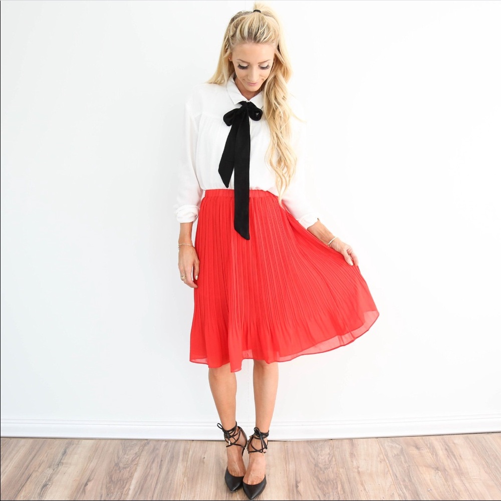 Forever Pleated Skirt